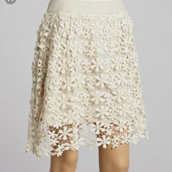 Anthropologie Dresses & Skirts - ⭐️🎉 HP ⭐️🎉Anthropologie Nick&Mo crochet skirt